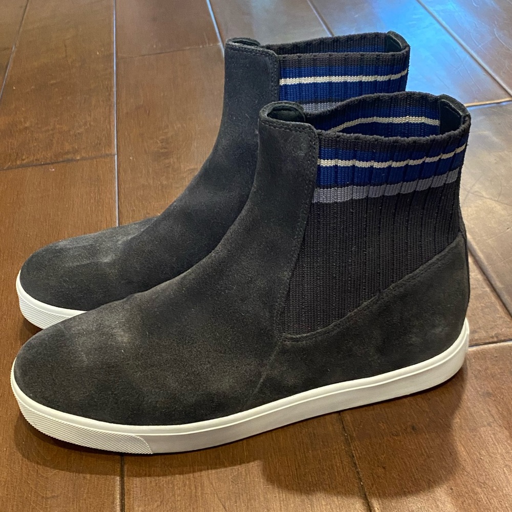 Vince slip on suede sneakers